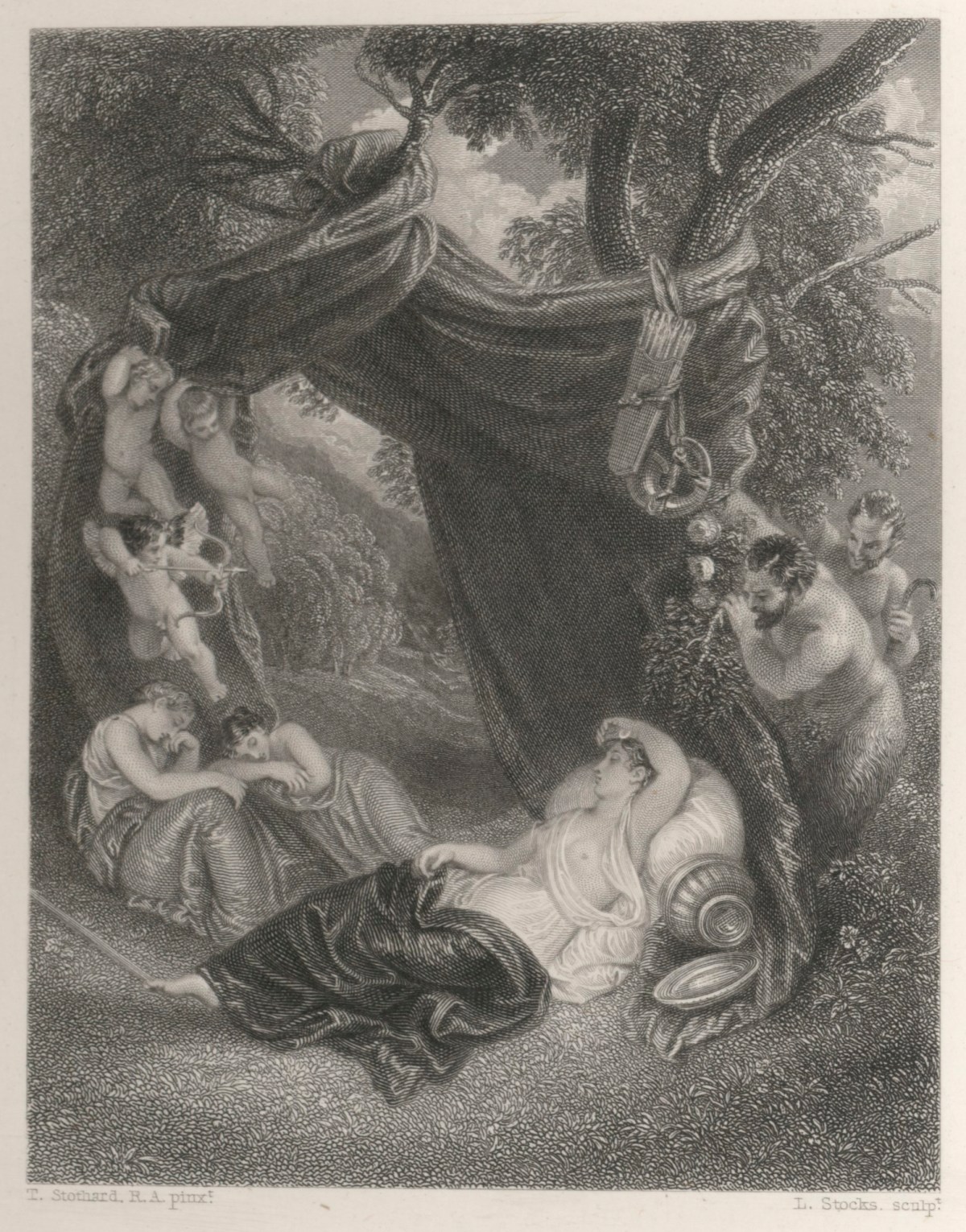 Lumb Stocks RA, The Bower of Diana