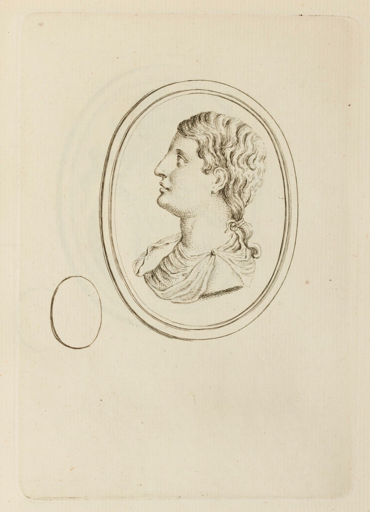 Claude Du Bosc, Female bust in profile