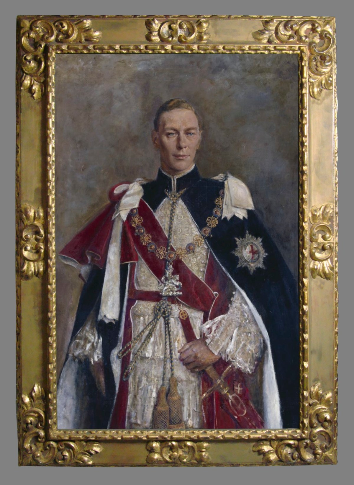Unknown, Frame for Sir Gerald Kelly PRA 'Portrait of George VI'