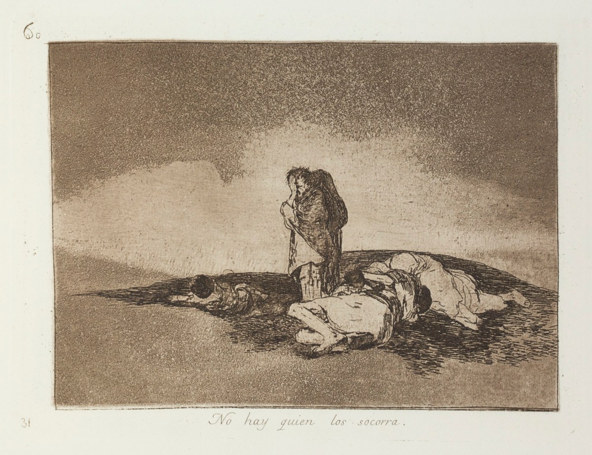 Francisco Goya, 'No hay quien los socorra.'