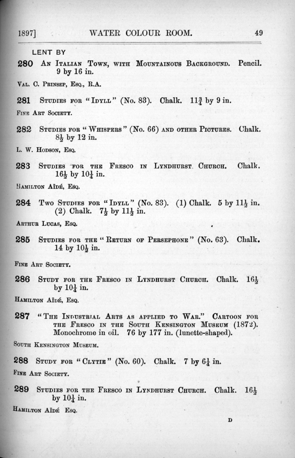 Page 49 of 1897 - Lord Leighton PRA