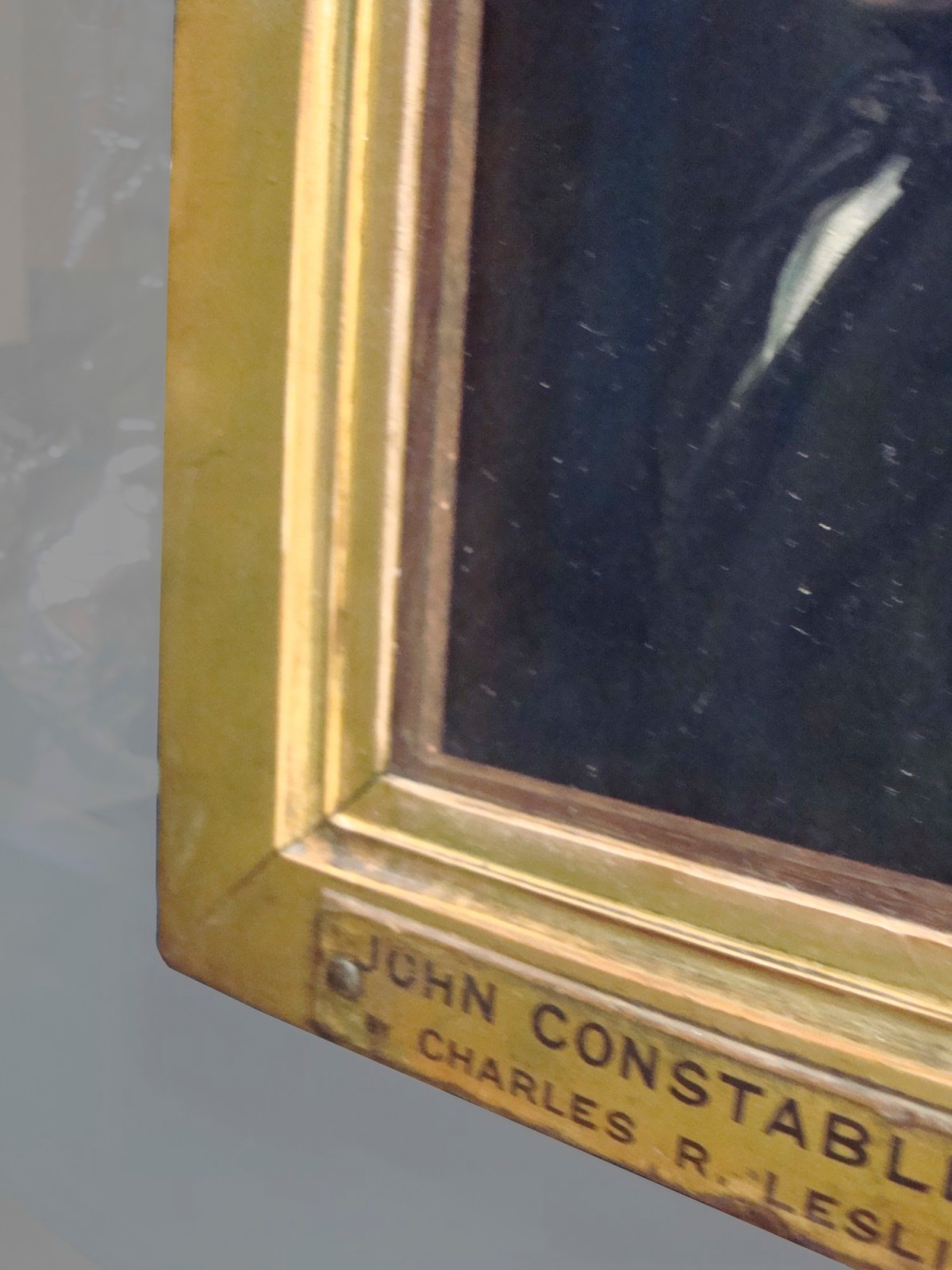 Unknown, Frame for Charles Robert Leslie RA 'Portrait of John Constable, R.A.'