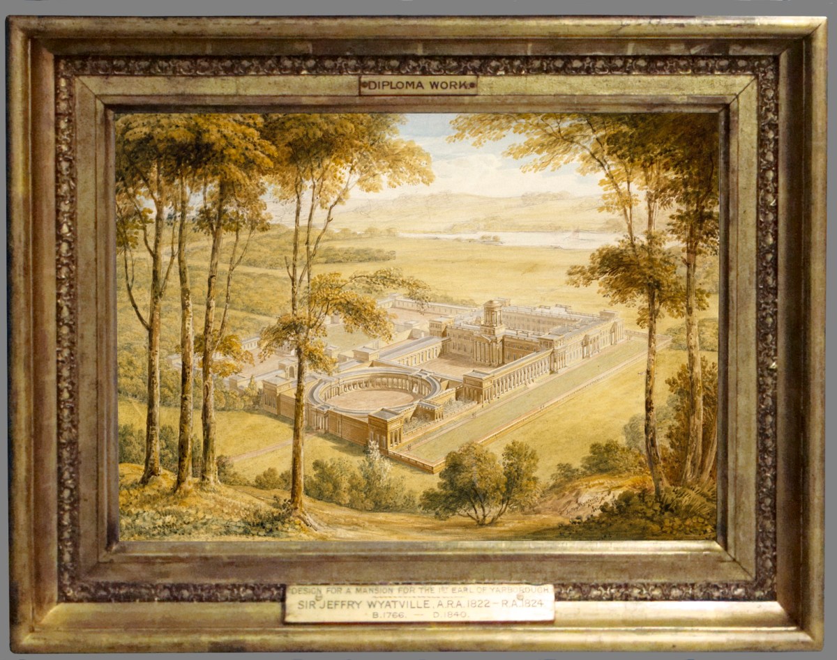 Unknown, Frame for Sir Jeffry Wyatville RA 'Design for a Mansion for the First Earl of Yarborough'