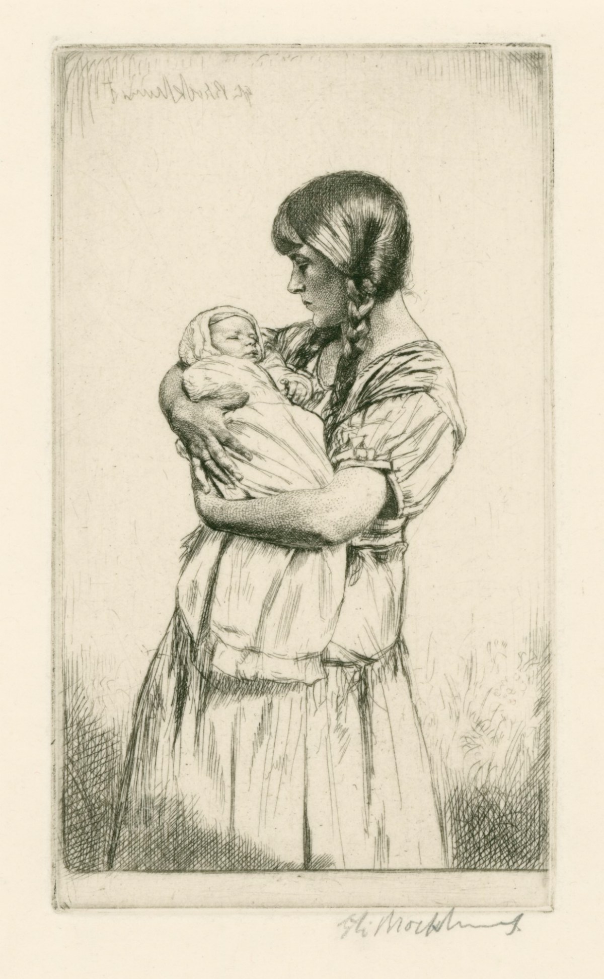 Gerald Leslie Brockhurst RA, The Two Mélisandes