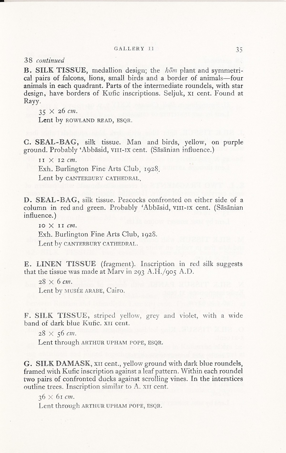 Page 63 of 1931 - International Exhibition of Persian Art