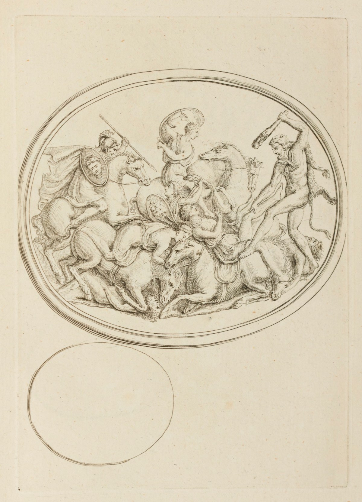 Claude Du Bosc, Hercules and the Amazons