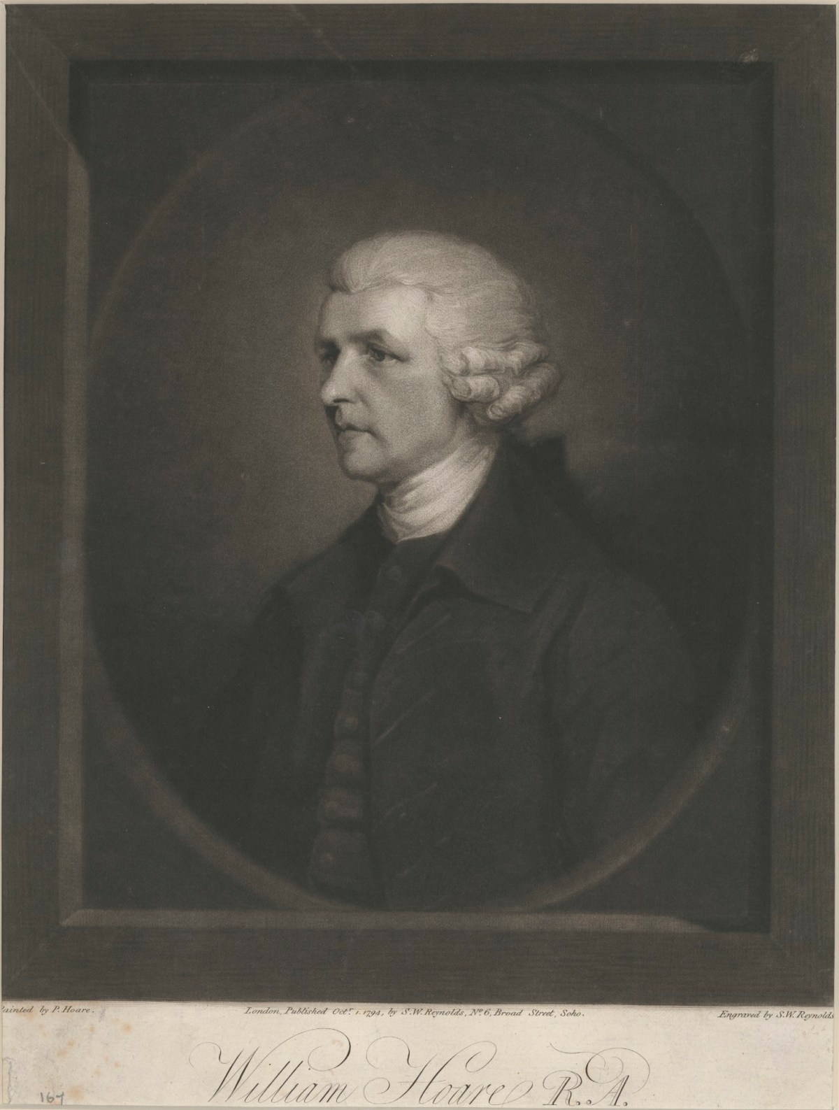 Prince Hoare, Portrait of William Hoare RA