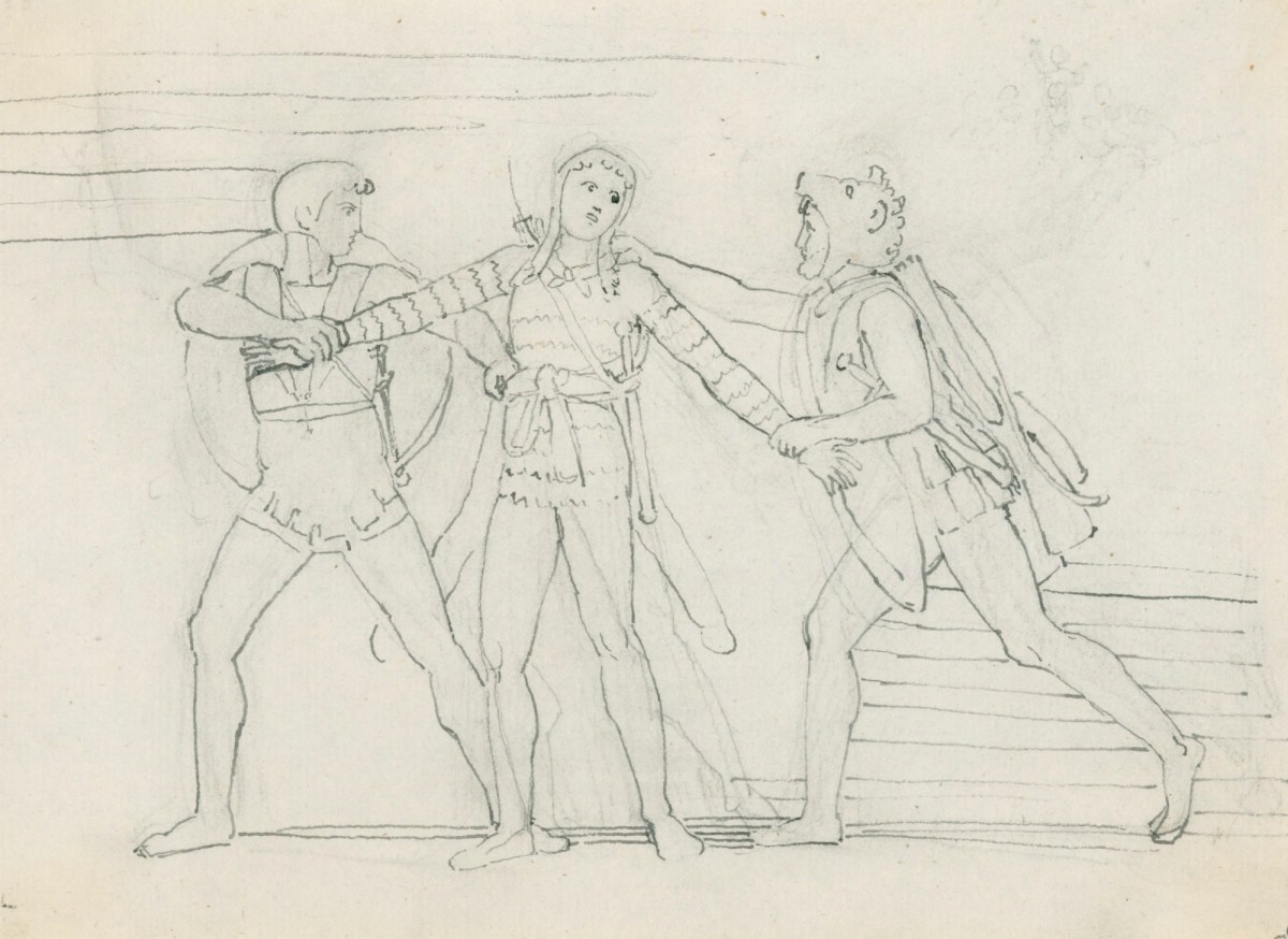 John Flaxman RA, Dolon Arrested as a Spy by Diomed