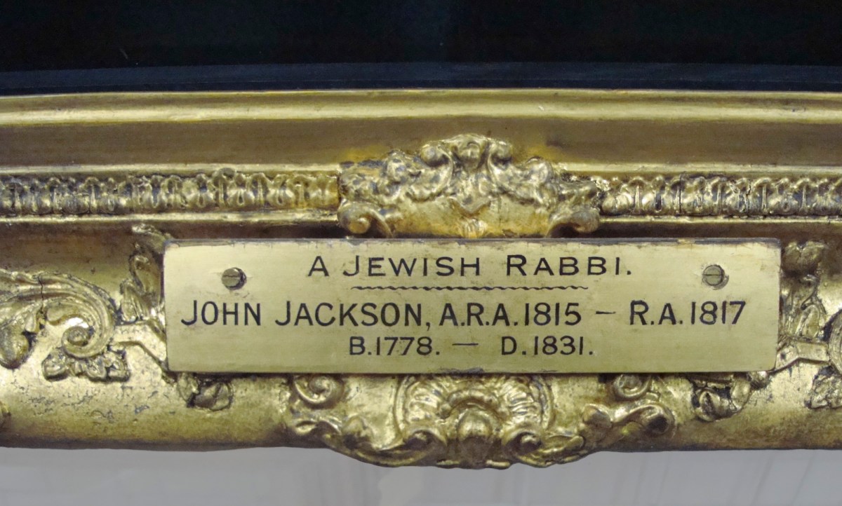 Unknown, Frame for John Jackson RA 'A Jewish Rabbi'