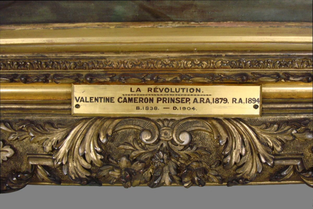 Unknown, Frame for Val Prinsep RA 'La Révolution'