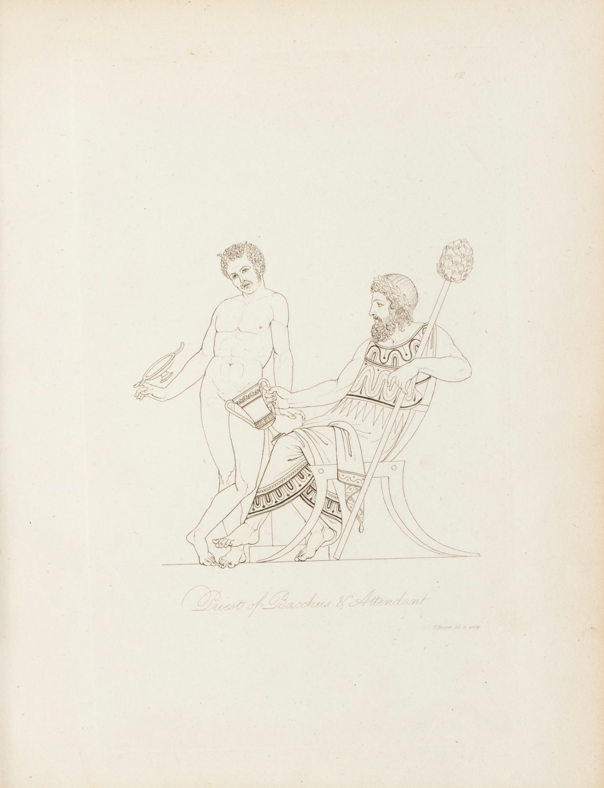 Thomas Baxter, Priest of Bacchus and Attendant