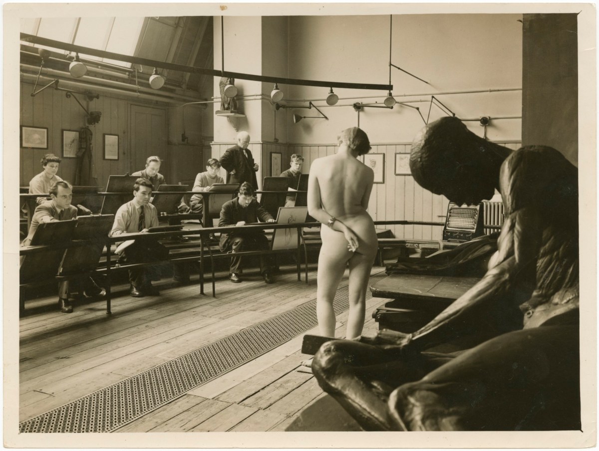 Unidentified photographer, The Life Room in the Royal Academy Schools