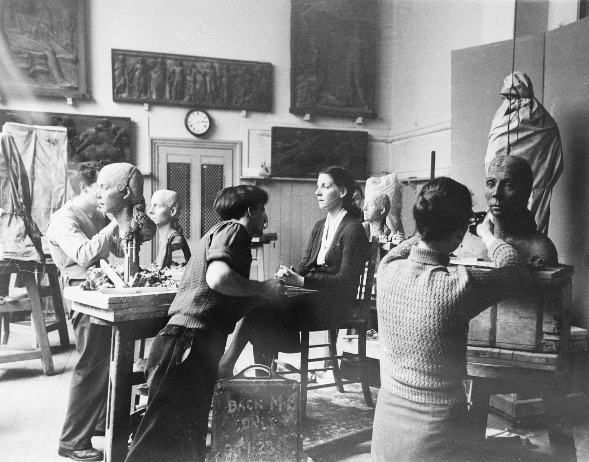 Russell Westwood, Students in the Royal Academy Schools, 1953