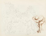 William Mulready RA, A preparatory drawing for 'The Seven Ages of Man'