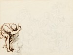 William Mulready RA, A preparatory drawing for 'The Seven Ages of Man'