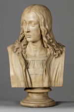 Cast of a bust of Sir Joshua Reynolds, P.R.A., Works of Art, RA  Collection