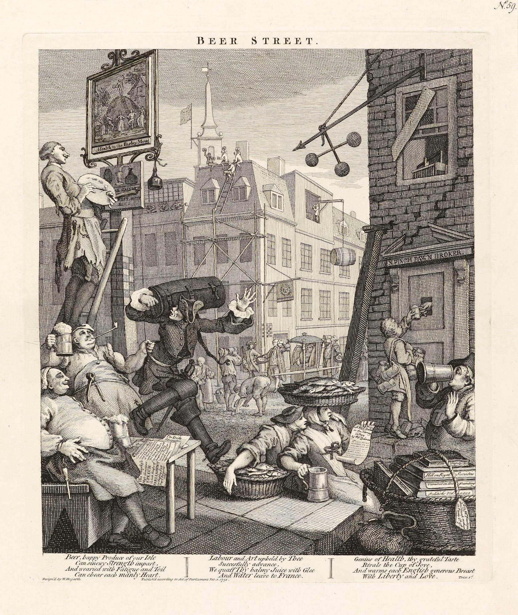 William Hogarth, Sör utca