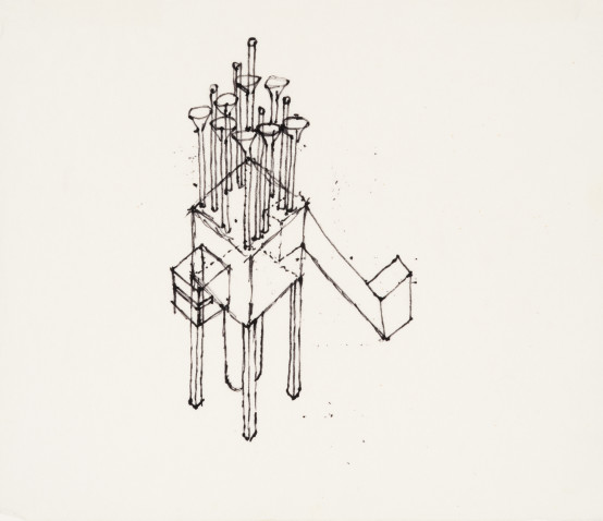 John Hejduk, Widow's House from Lancaster/Hanover Masque