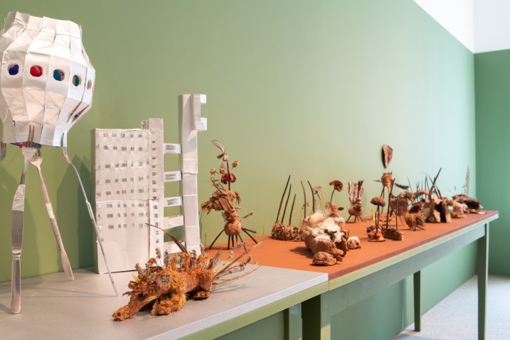 Installation view of RA Family Programme: Friendship and Alchemy as part of ‘John Hejduk: London Masque’ at the Royal Academy of Arts, London