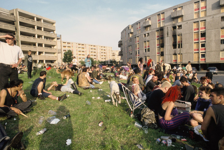 Photo from the Hulme Punx Picnic in 1991