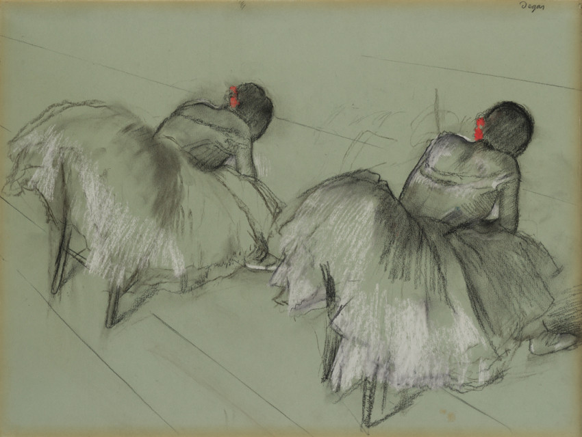 Edgar Degas, Two Dancers Resting