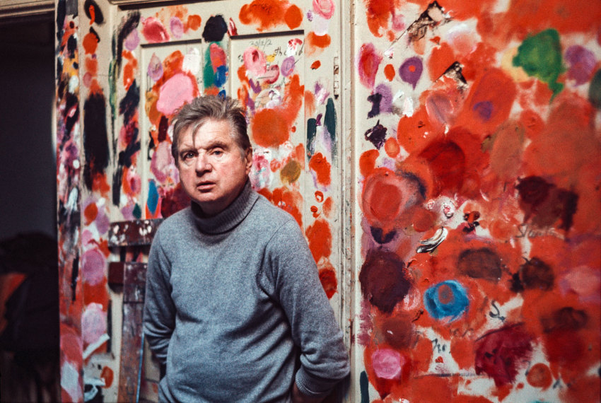 Edward Quinn, Francis Bacon at his Reece Mews studio, London