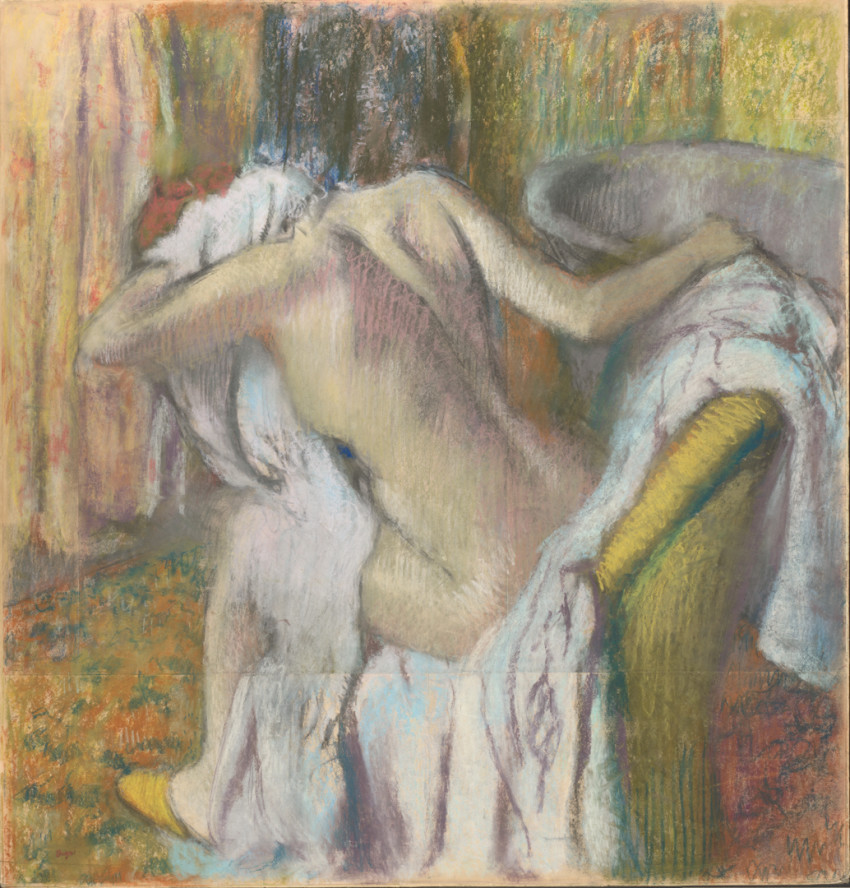 Edgar Degas, After the Bath, Woman Drying Herself