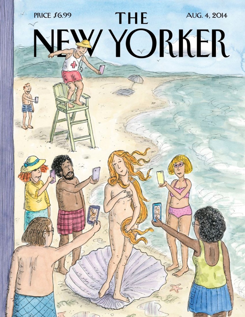 'Venus on the Beach', by Roz Chast for The New Yorker, 4 August 2014
