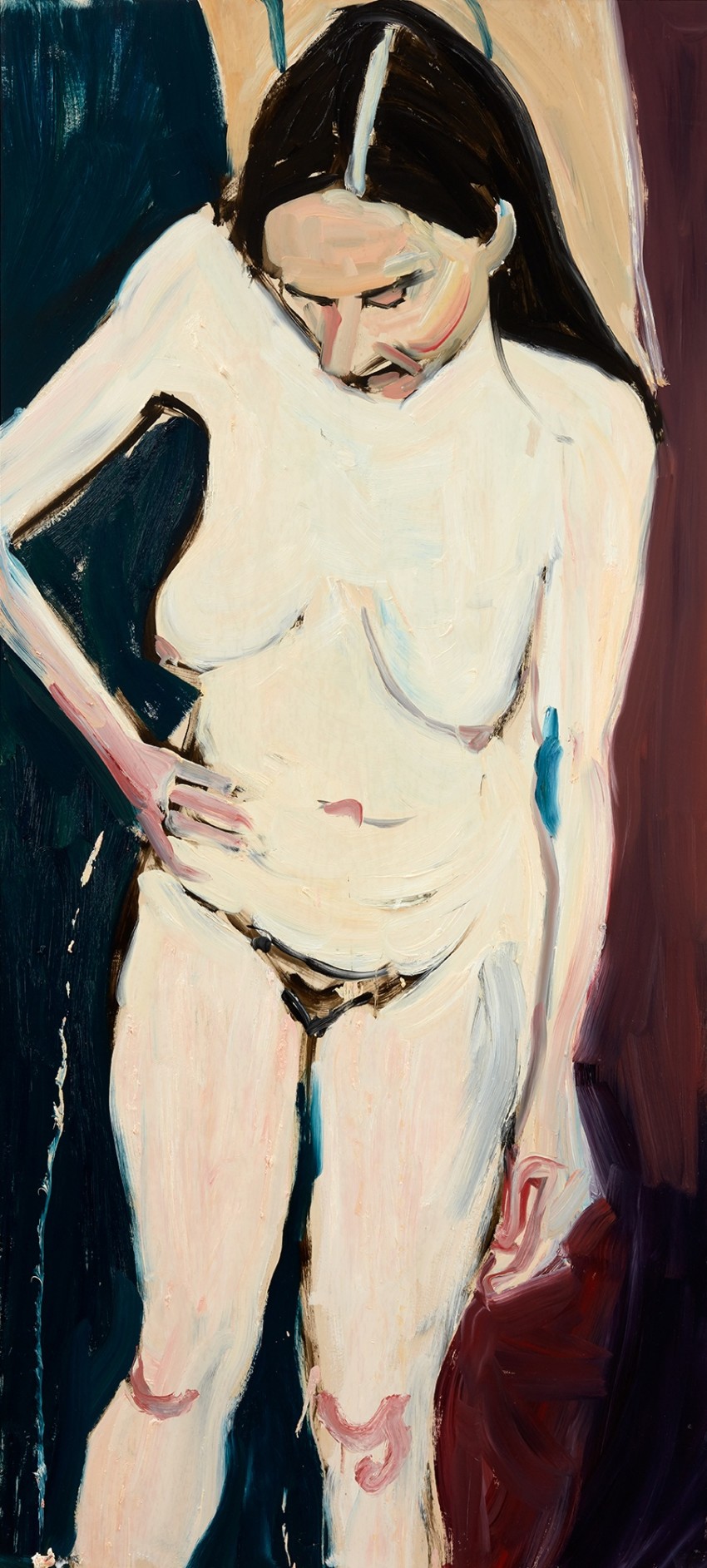 Chantal Joffe RA, Self-Portrait with Hand on Hip