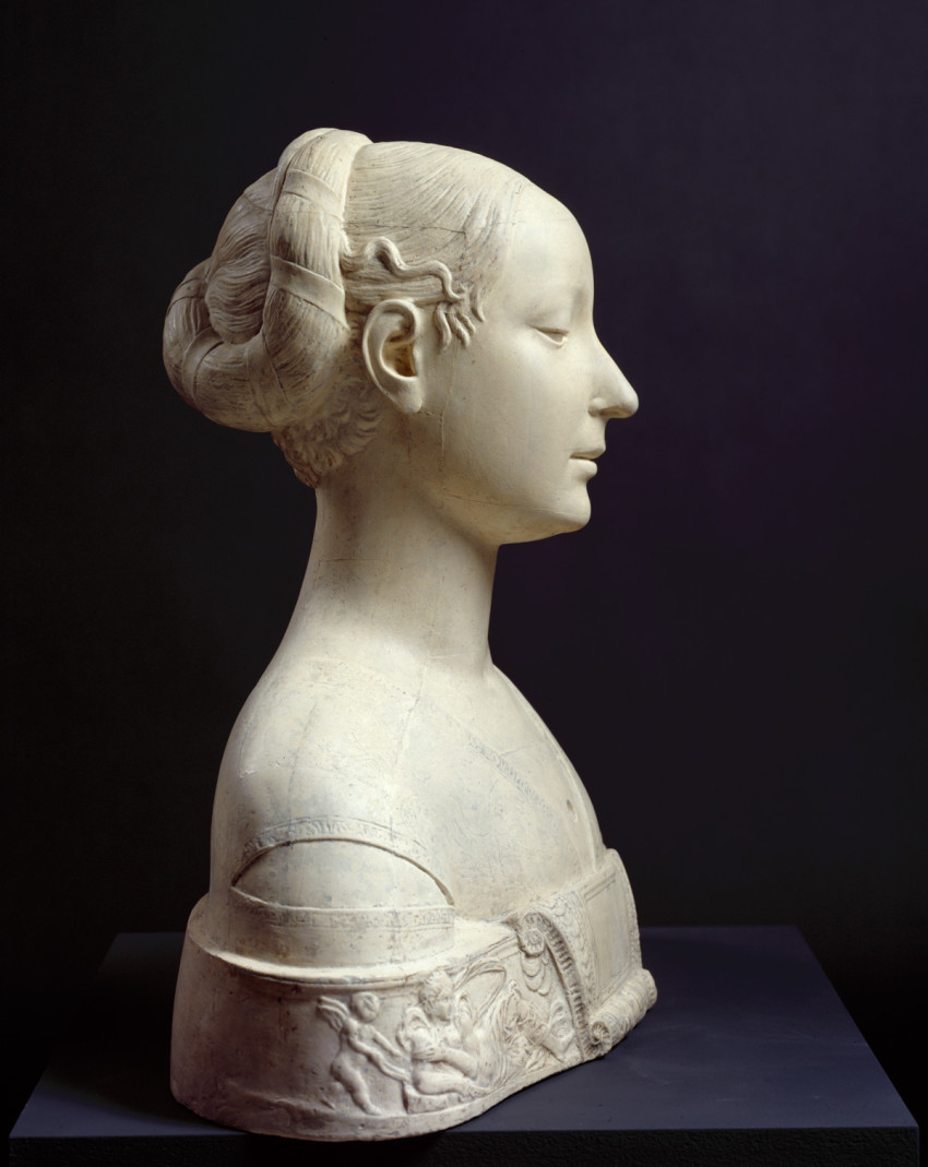 after Francesco Laurana (1452-1502), Bust of a woman, possibly Ippolita Maria Sforza