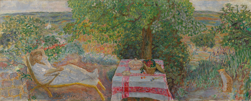 Pierre Bonnard, Resting in the Garden