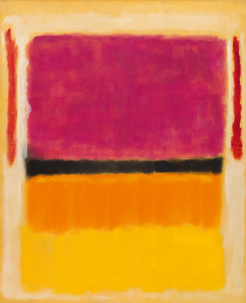 Mark Rothko, Untitled (Violet, Black, Orange, Yellow on White and Red)