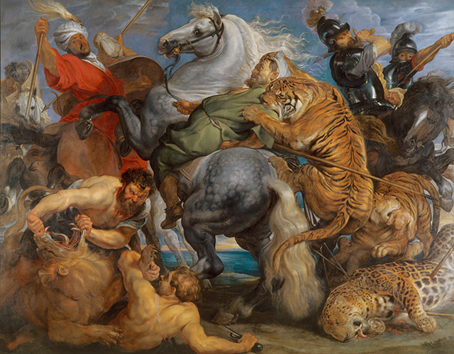 Peter Paul Rubens, Tiger, Lion and Leopard Hunt