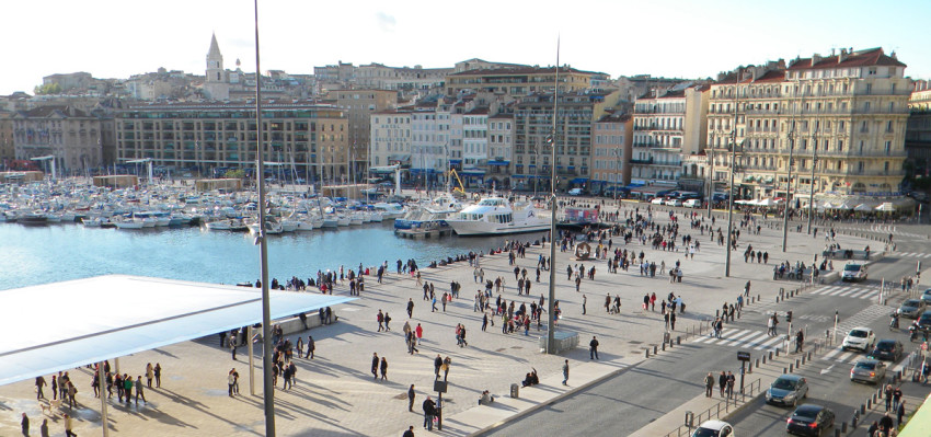 Renovation of the old port, Marseille, 2013 