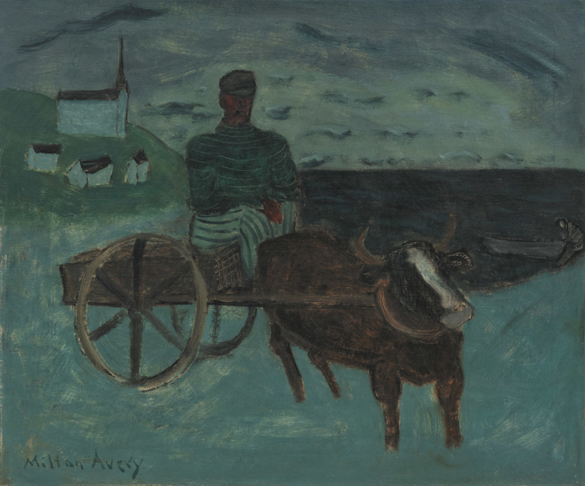 Milton Avery, Ox and Cart, Gaspé