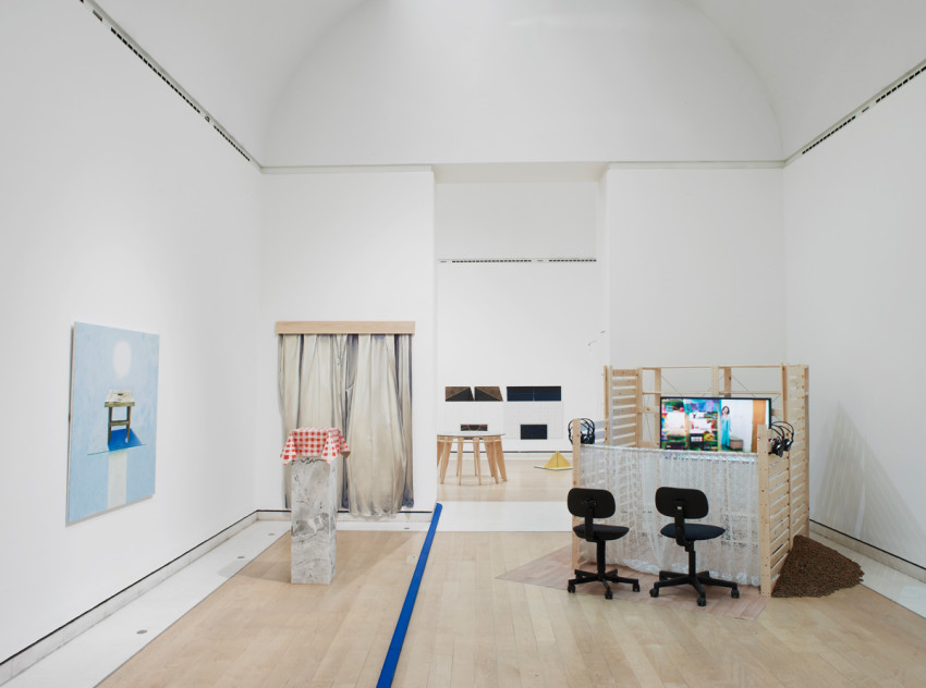 Installation view of Premiums: Interim Projects 2016