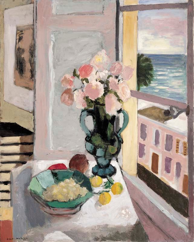 Henri Matisse, Safrano Roses at the Window