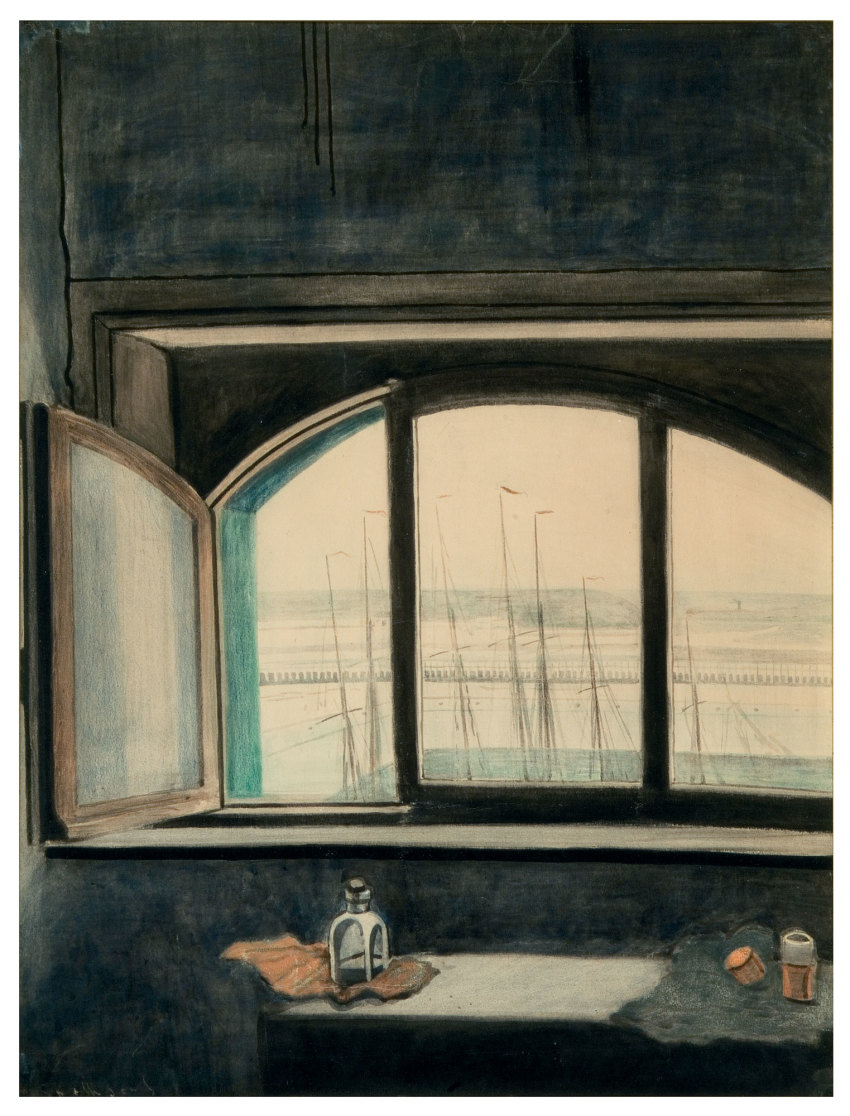 Léon Spilliaert, The Window of the Studio on the Visserskaai