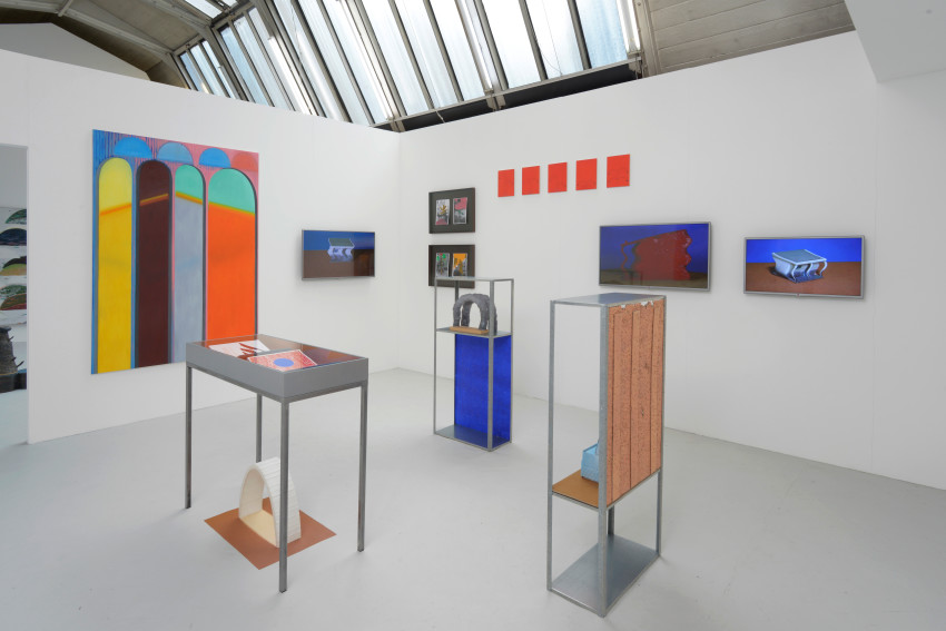 Installation view of work by Maria de Lima