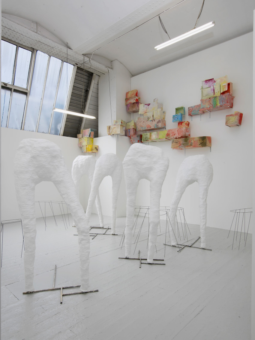 Installation view of work by Rebecca Ackroyd