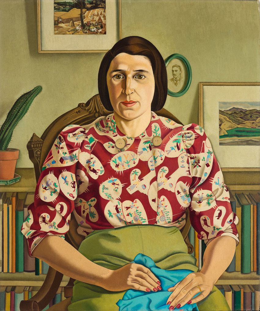 Rita Angus, Portrait of Betty Curnow