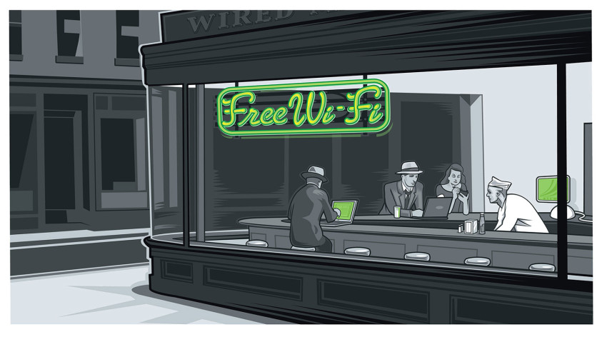 Josh Ellingson, Wi-Fi Diner (originally produced for Wired Magazine)