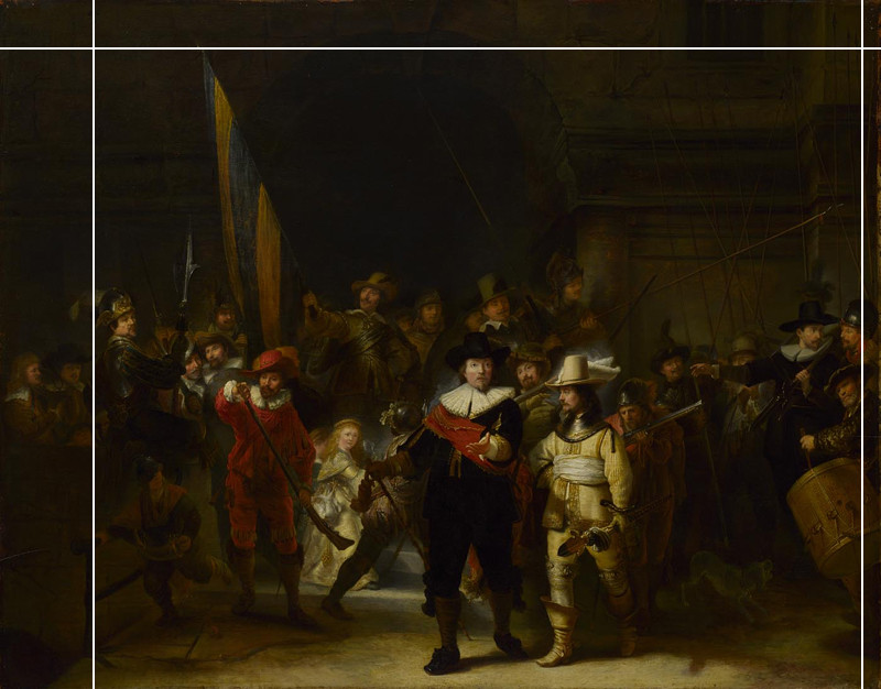 Gerrit Lundens (after Rembrandt), The Company of Captain Banning Cocq and Lieutenant Willem van Ruytenburch ('The Nightwatch')