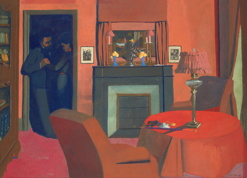 Félix Vallotton, The Red Room (La Chambre rouge)