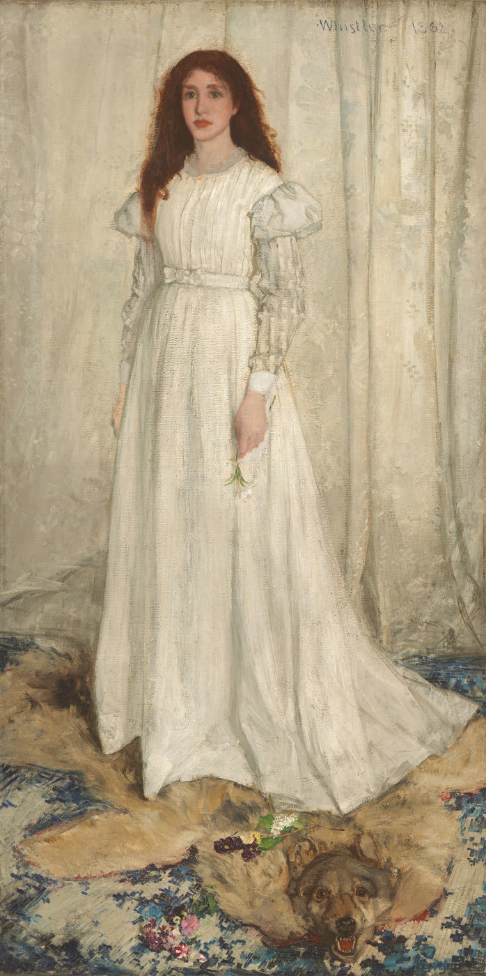 James Abbott McNeill Whistler, Symphony in White, No. 1: The White Girl