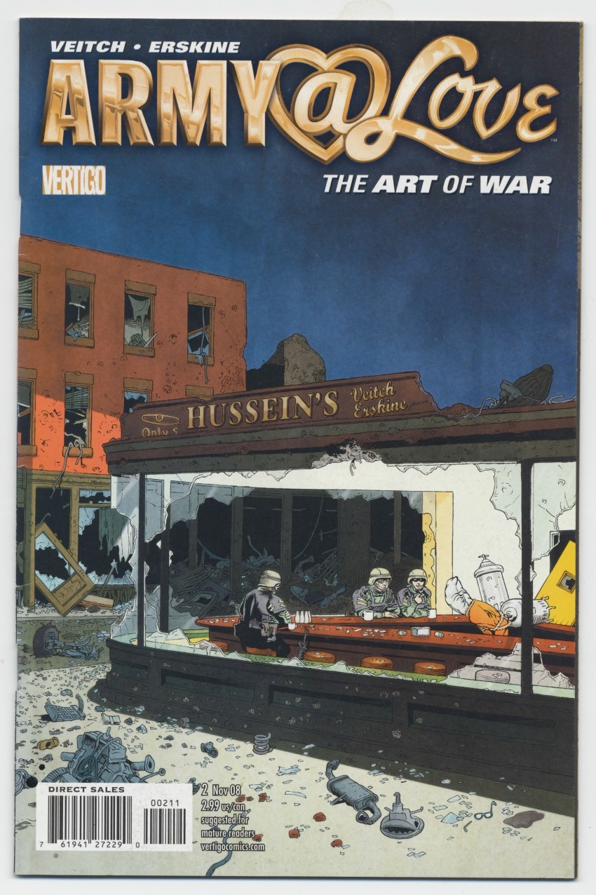 Front cover of 'Army@Love: The Art of War #2', published 2 November 2008