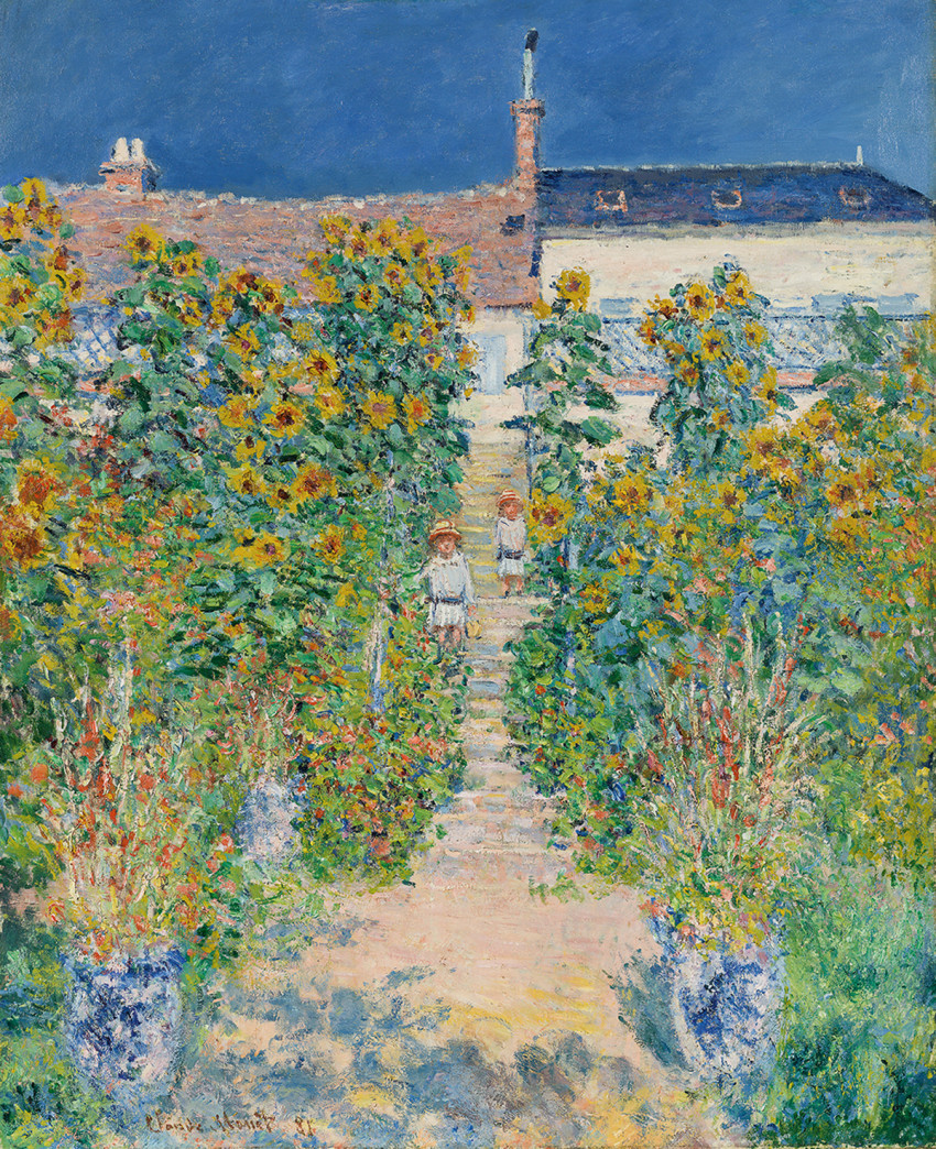 Claude Monet, The Artist's Garden at Vétheuil