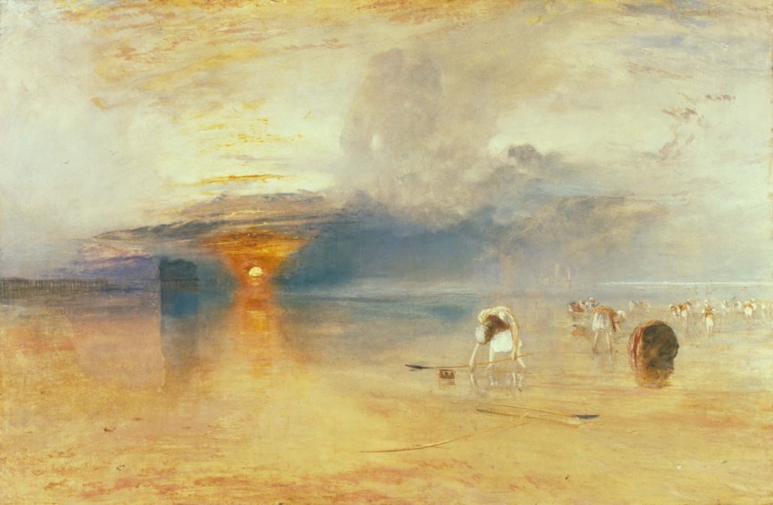 Joseph Mallord William Turner, Calais Sands at Low Water: Poissards Collecting Bait