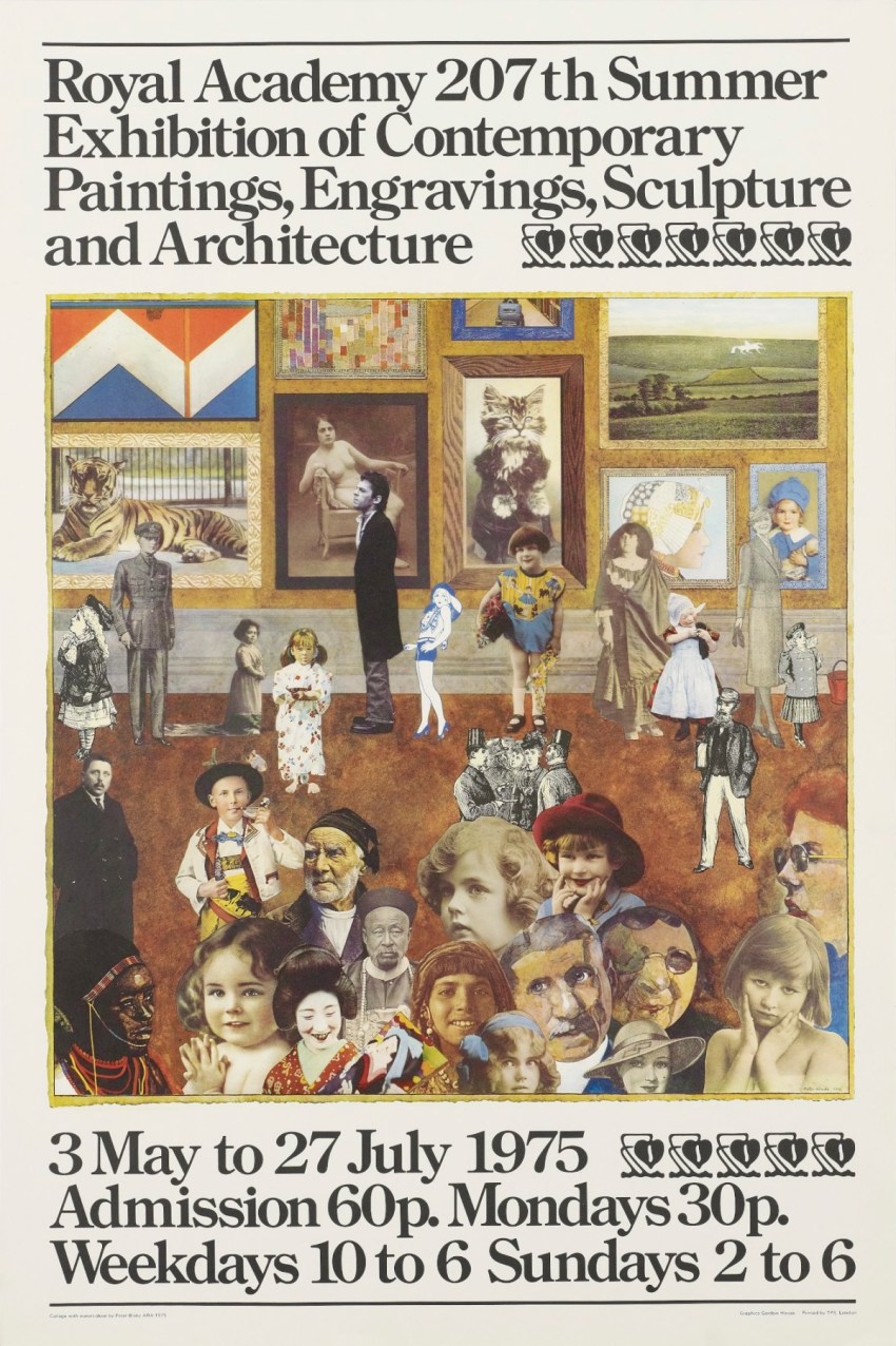 Peter Blake and Gordon House, Poster, Summer Exhibition 1975
