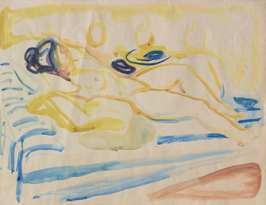 Edvard Munch, Reclining Female Nude